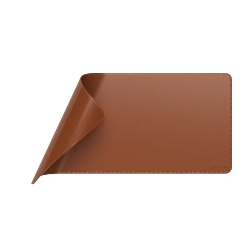 Коврик для мыши и клавиатуры Satechi Vegan-Leather Premium Desk Mat, коричневый